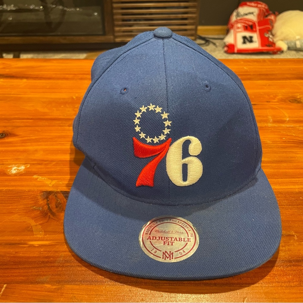 Mitchell & Ness Blue Adjustable Cap